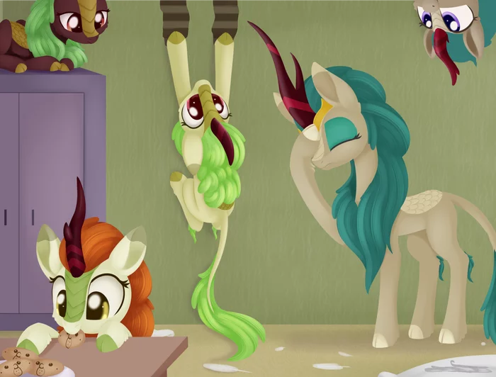 Kiwis - My little pony, MLP Kirin, Autumn blaze