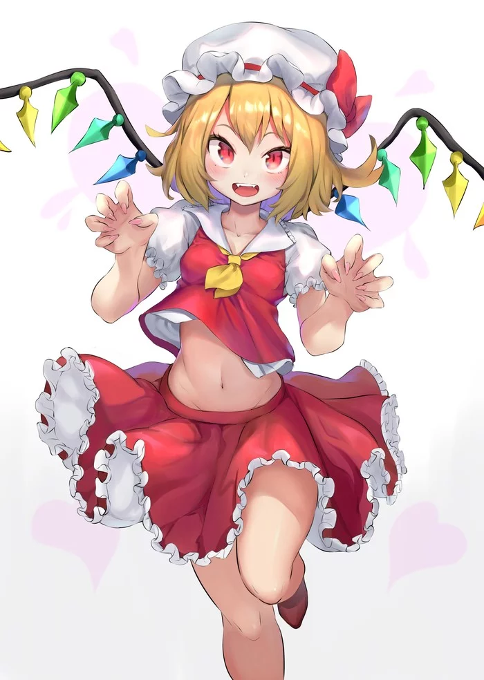 Flandre Scarlet - Touhou, Anime art, Anime, Flandre scarlet, Isemori