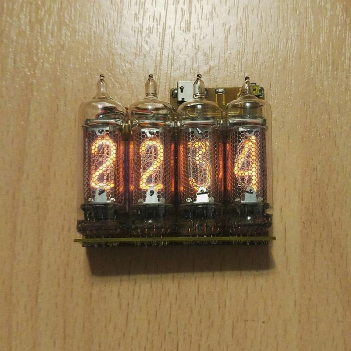 Часы "Неоника" на 4 ИН-16 Неоника, Никси, Часы, Nixie clock, Своими руками, Лампа, Наручные часы, Длиннопост, Рукоделие без процесса