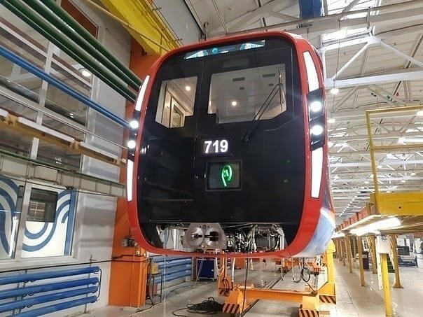 New Moscow metro train - Railway, Metro, Moscow Metro, Longpost