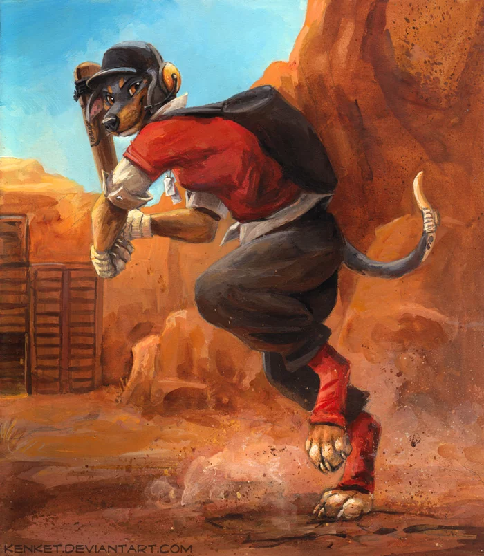 Scout - Kenket, Furry, Team Fortress 2