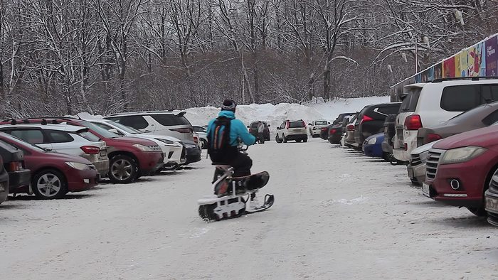 Снегоход для горнолыжного комплекса_ч2 Снегоход, Вездеход, Сноубайк, Сноускутер, Мотособака, Мотобуксировщик, Длиннопост, Видео