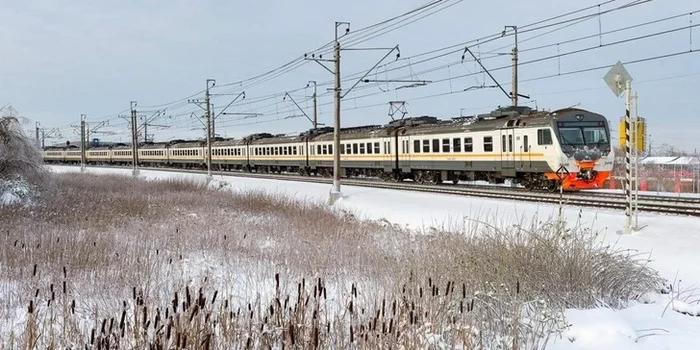 The new fifth main track opened on the Yaroslavl direction of the Moscow Railways - To live in Russia, MJD, Moscow region, A train