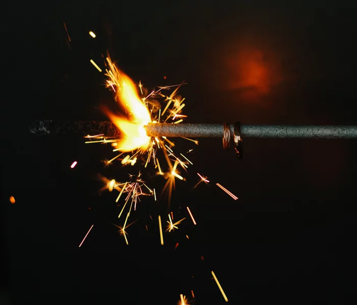 Rings + sparkler - My, The photo, Bengal lights, , Lightroom