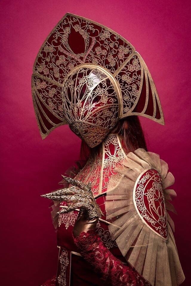 Kokoshnik of the queen of horrors - Cosplay, Kokoshnik, Longpost