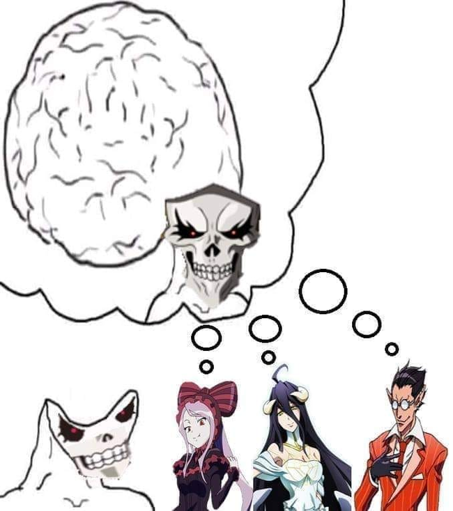    Overlord (   ) Overlord, , , Wojak, Ainz Ooal Gown, Albedo (Overlord), Shalltear Bloodfallen, Demiurge