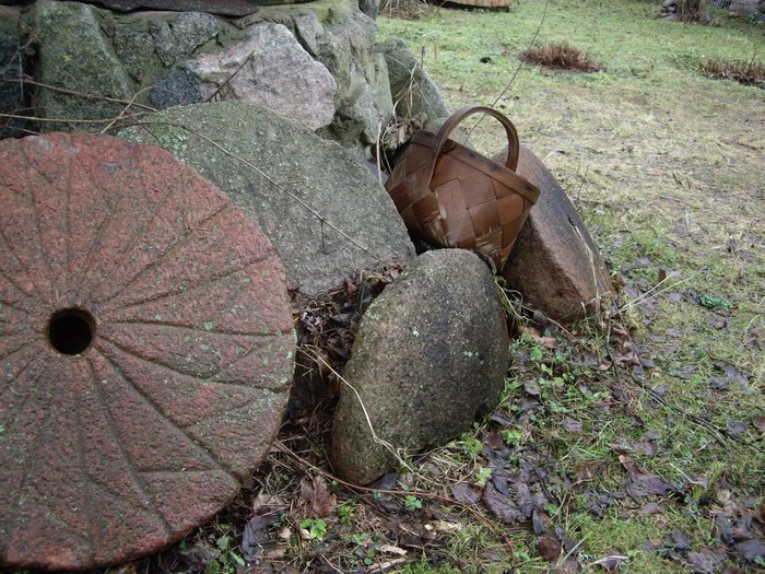 Household tools of the Stone Age - My, A rock, Millstone, Longpost