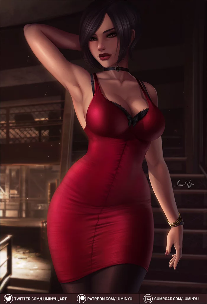 Ada Wong - Art, Drawing, Resident evil, Capcom, Ada wong, Games, Luminyu