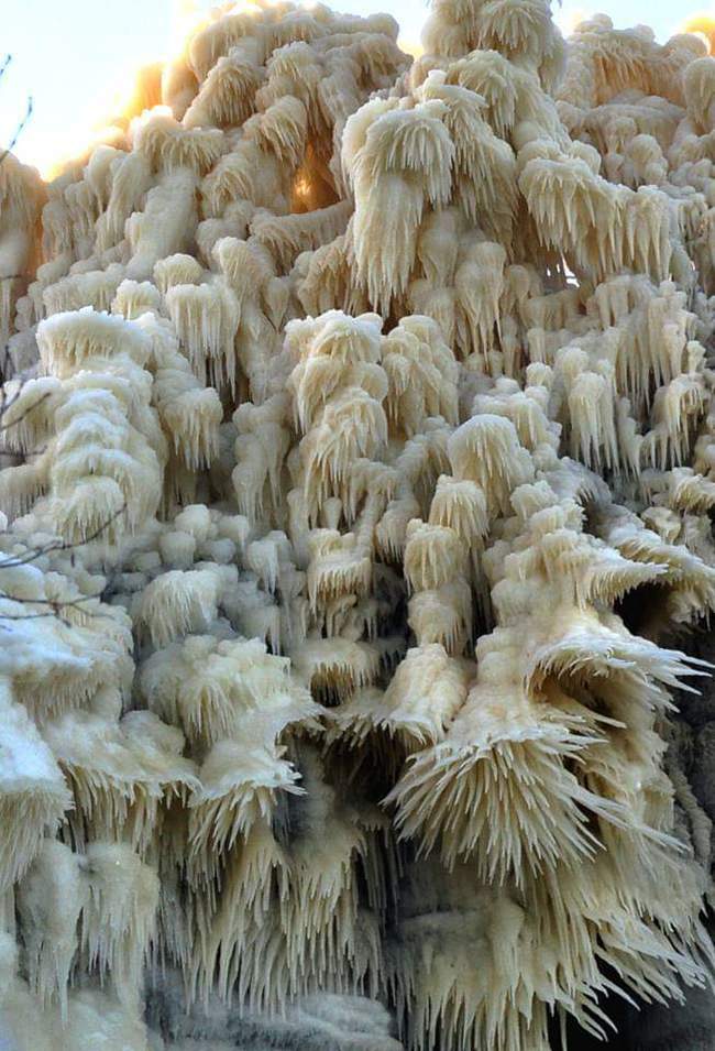 frozen waterfall - Waterfall, Nature, Ice