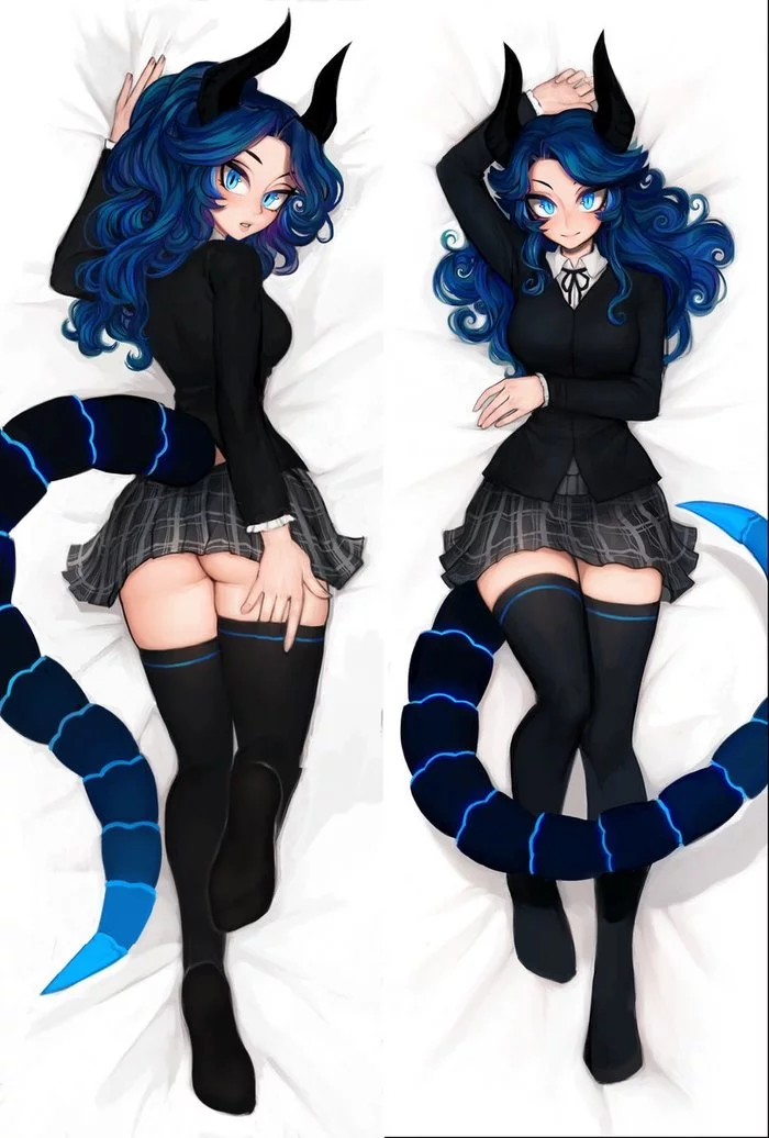 Sineglazaya - NSFW, Art, Girls, Erotic, Dakimakura, Monster girl, Matilda Fiship