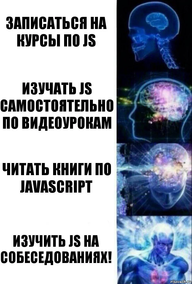 Изучение JavaScript d наши дни - Моё, Javascript, Обучение, Собеседование