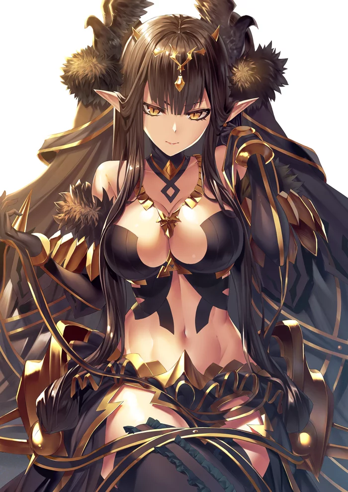 Semiramis - Anime, Anime art, Fate, Fate grand order, Semiramis, Elves, Fate apocrypha