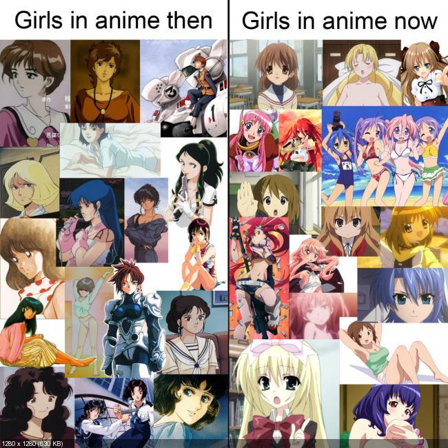 Now even the chans from the right column seem fit compared to the current ones - Anime, 80-е, 90th, 2000s, It used to be better