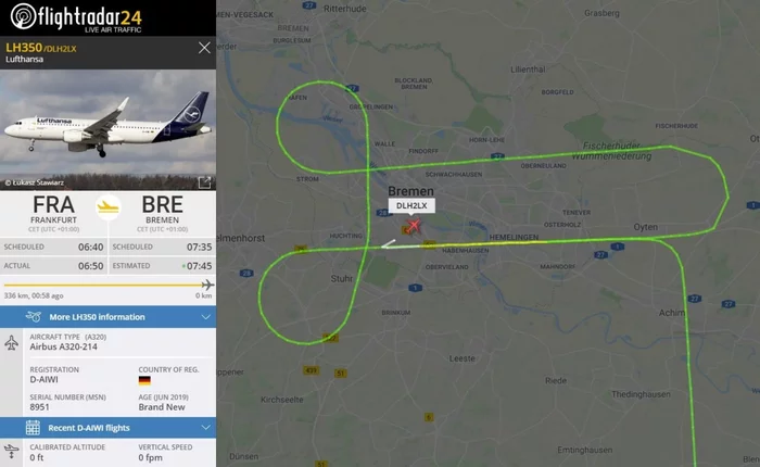 A German pilot used a plane to draw a giant penis - news, ribbon, Airplane, Penis, Germany