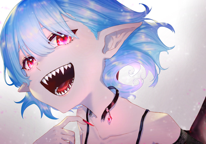 Remilia Scarlet Touhou, Remilia Scarlet, Anime Art, ,  