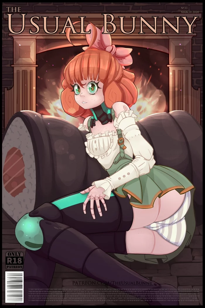 Penny Polendina (The Royal Roll) - NSFW, My, Theusualbunny, Penny Polindina, RWBY, Not anime, Art, Fan art, Pantsu, Anime