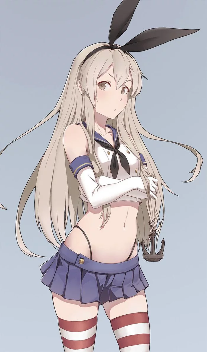 Shimakaze (artist: cheshirrr) - Kantai collection, Anime, Anime art, Shimakaze, Cheshirrr