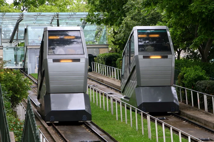 Funicular of Montmartre - Funicular, Elevator, Paris, Longpost, France, Montmartre, Video