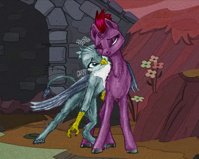 Неожиданный мур - My Little Pony, Gabby, Tempest Shadow, Шиппинг, MLP Lesbian