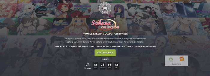 HUMBLE SAKURA COLLECTION BUNDLE Humble Bundle, Steam,  , 