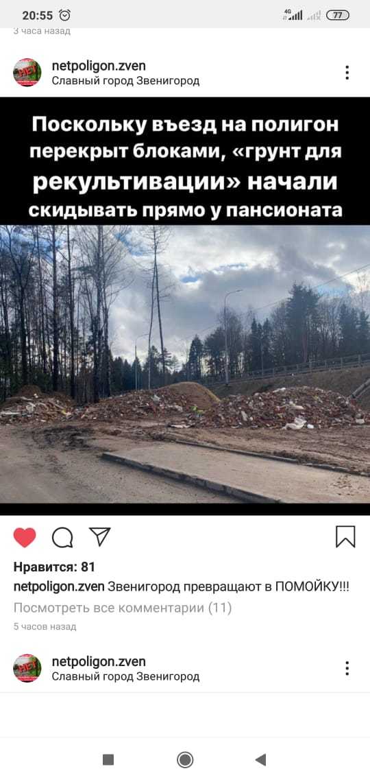 Помойка в Русской Швейцарии