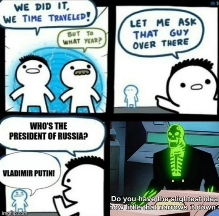 Time travel - Memes, Vladimir Putin, Time travel