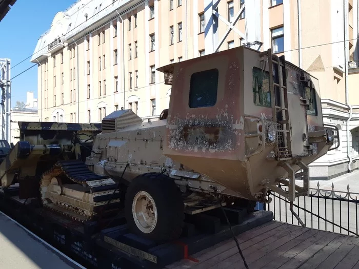 War trophies from Syria: photos and one video. April, 2019 - My, Syrian Fracture, Syria, Moskovsky railway station, Technics, Saint Petersburg, Video, Longpost