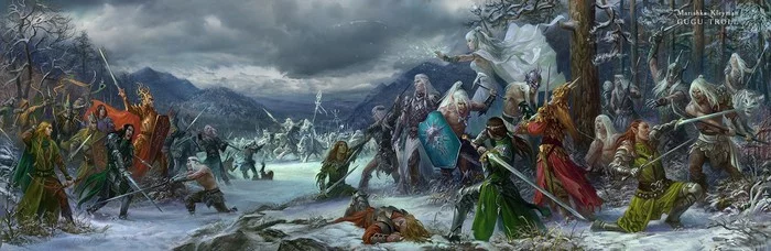 Coming Winter - Artstation, Battle, Art, Gugu-Troll, Marishka Kleyman