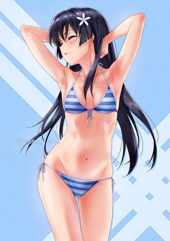 Saten-san - NSFW, To aru Kagaku No Railgun, Saten Ruiko, Anime art, Anime, Swimsuit, To Aru Majutsu no Index