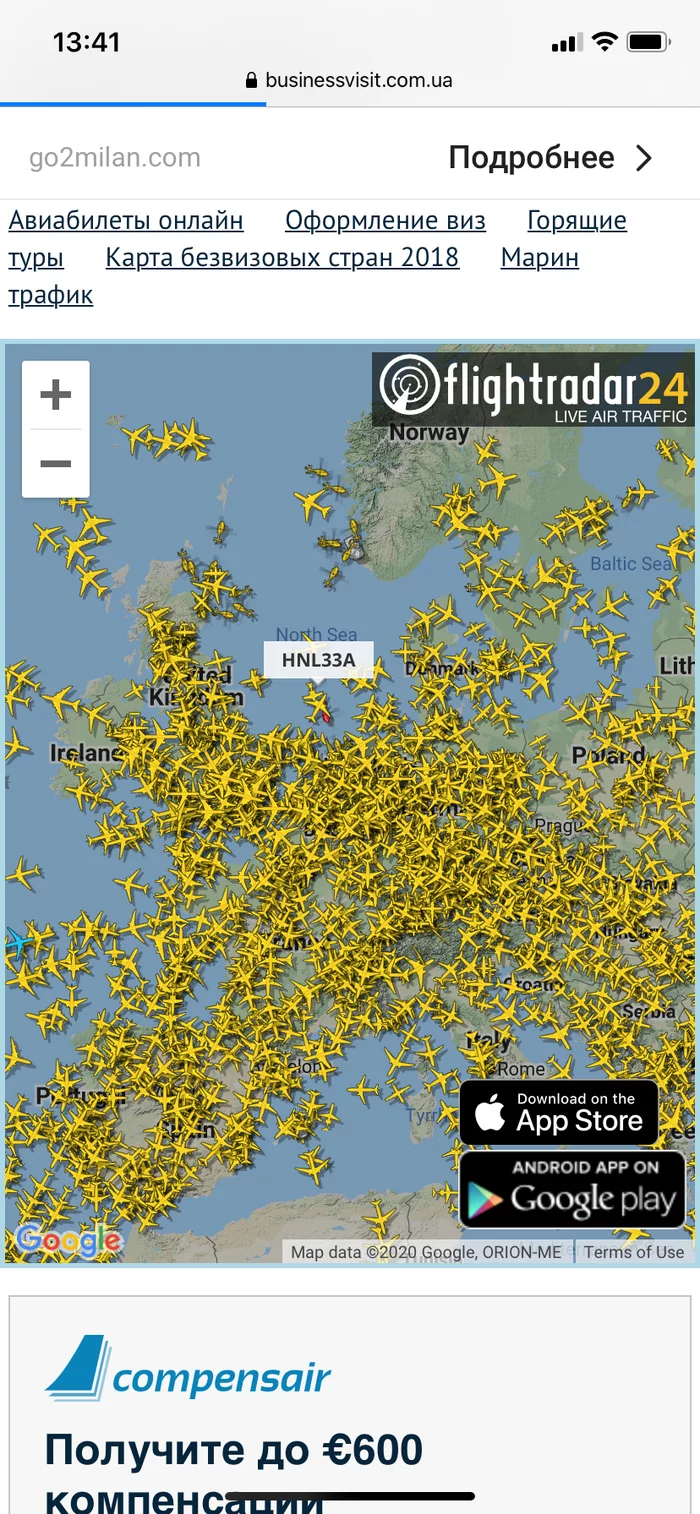 Говорят полеты отмерили ? - Моё, Коронавирус, Длиннопост, Flightradar24