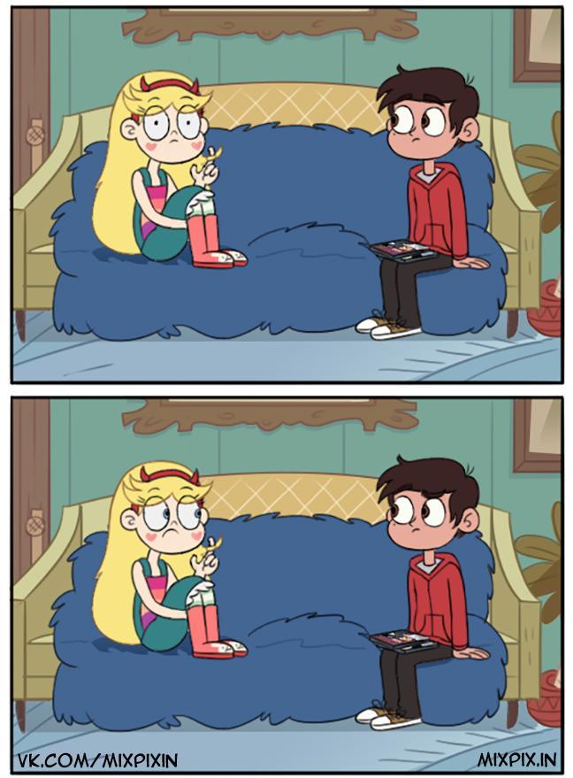 Star vs the Forces of Evil. Comic (Which movie?) - Star vs Forces of Evil, Cartoons, Comics, Star butterfly, Marco diaz, Longpost