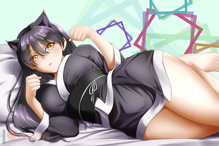 Blake Belladonna - Anime, Not anime, Art, RWBY, Anime art, Blake belladonna, Kimmy77, Animal ears