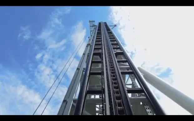 The coolest slide is in Japan - Japan, Slide, Attraction, Roller coaster, Video, Longpost