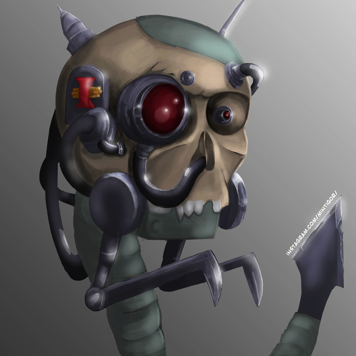 Фанарт черепушки