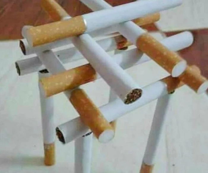 How many cigarettes are there in the photo? - Cigarettes, Mystery