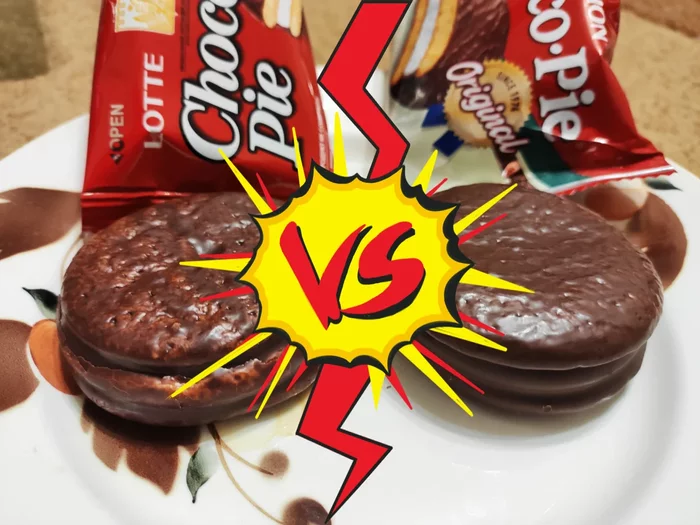 ! CHOCO PIE. ! Orion VS Lotte! - My, Food, Yummy, Choco pie, Overview, Comparison, Products, Fix price, Longpost