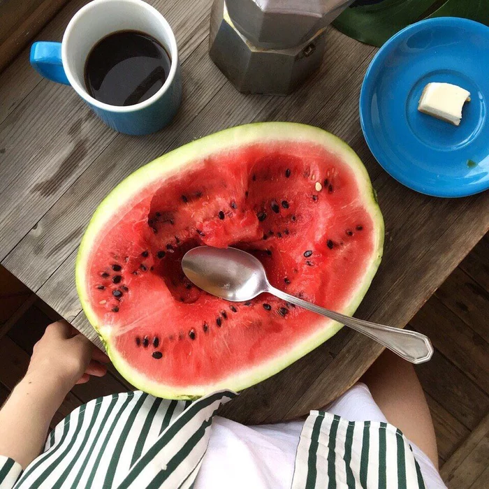 And I would eat a spoonful! - Watermelon, watermelon season, Yummy, Dream