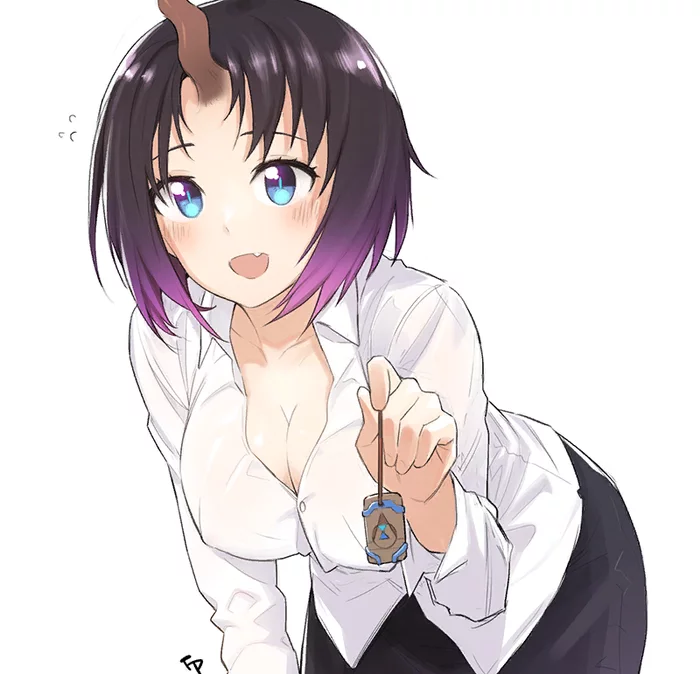 Elma - Anime art, Kobayashi-san chi no maidragon, Anime, Elma, Longpost