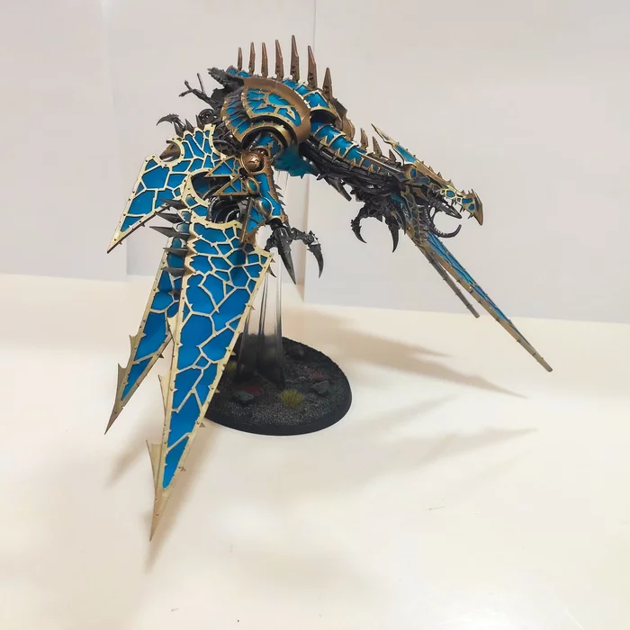 Heldrake - My, Heldrake, Painting miniatures, Warhammer 40k, Miniature, Longpost