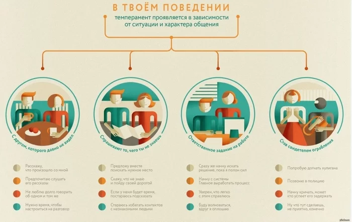 Определяем тип темперамента - Психология, Темперамент, Психология личности