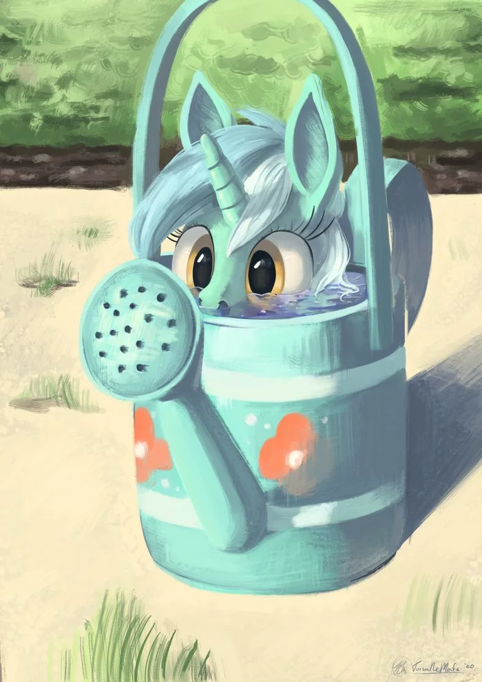 Boule - My little pony, Lyra heartstrings, Watering can, Toisanemoif