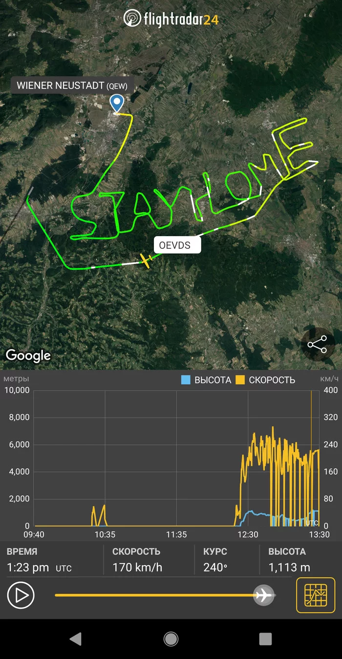 Pilots' creativity in light of recent events - Flightradar24, Track, Longpost