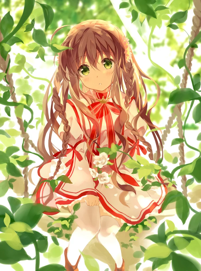 Kotori Kanbe - Аниме, Арт, Anime Art, Визуальная новелла, Rewrite, Игры, Loli