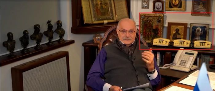 direct connection - Screenshot, , Icon, Telephone, , Mikhalkov, GIF, Russian cinema