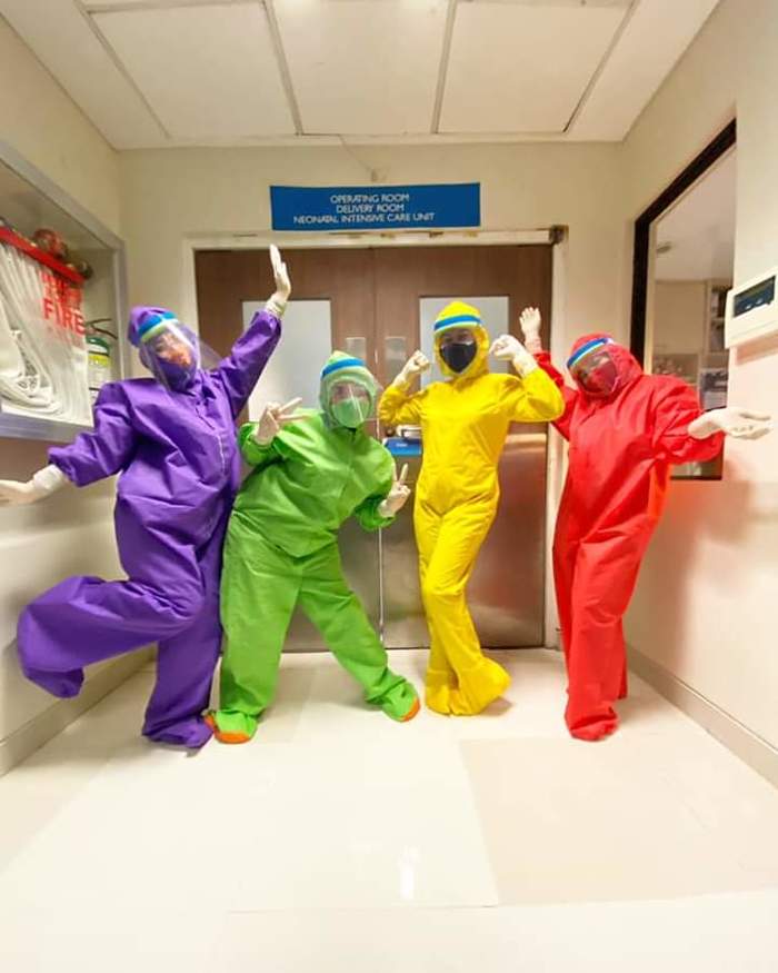 Creative remedies - PPE, Coronavirus, Hospital, Teletubbies, Funny, The medicine, Means of protection