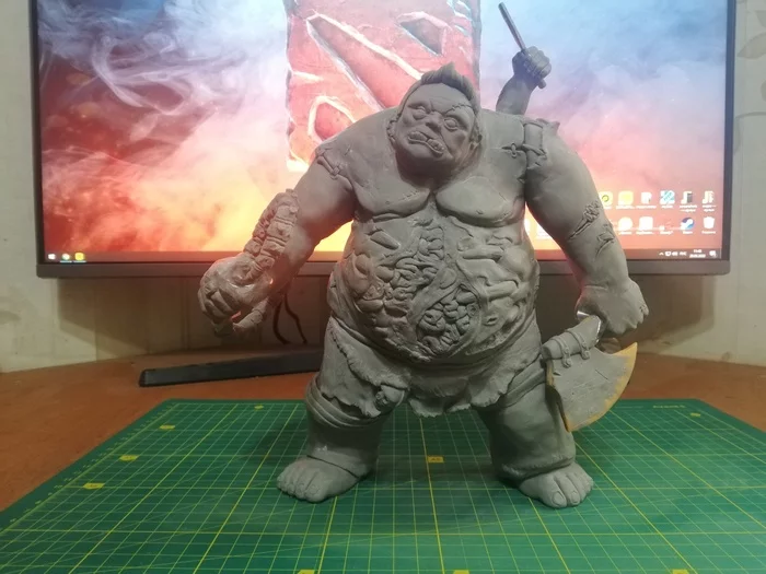 Pudge dota 2 - My, Pooj, Dota, Longpost, Figurines, Polymer clay