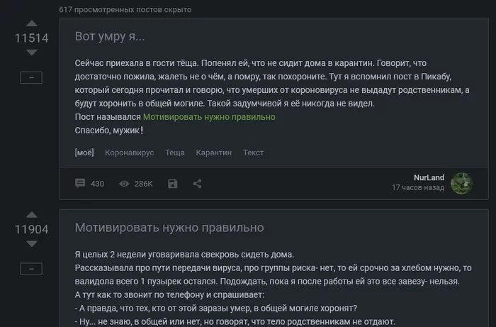 Ответ на пост «Мотивировать нужно правильно» - Коронавирус, Самоизоляция, Мотивация, Похороны, Ответ на пост