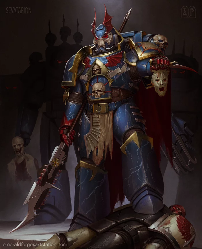 Jago Sevatarion - Warhammer 40k, Wh Art, Night lords, Sevatar