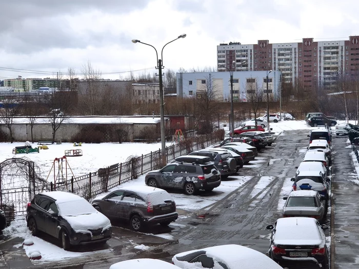 And your St. Petersburg is white - My, Saint Petersburg, Snow, The photo