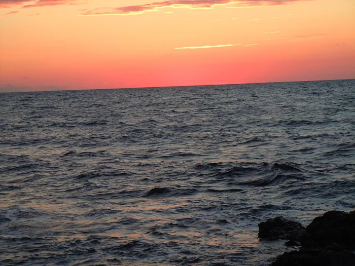 Crimean sunset at the end of September! - Sevastopol, Sea, Autumn, My, Crimea, Travels, Longpost, Black Sea, Sunset, Relaxation
